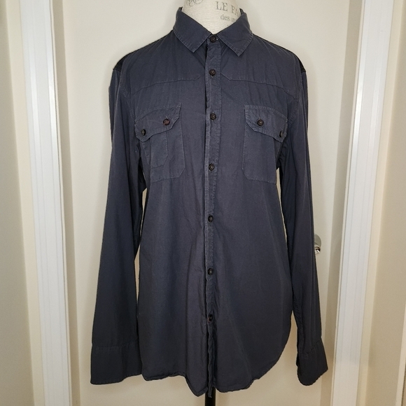 Vintage Guess charcoal dress shirt - Picture 1 of 14